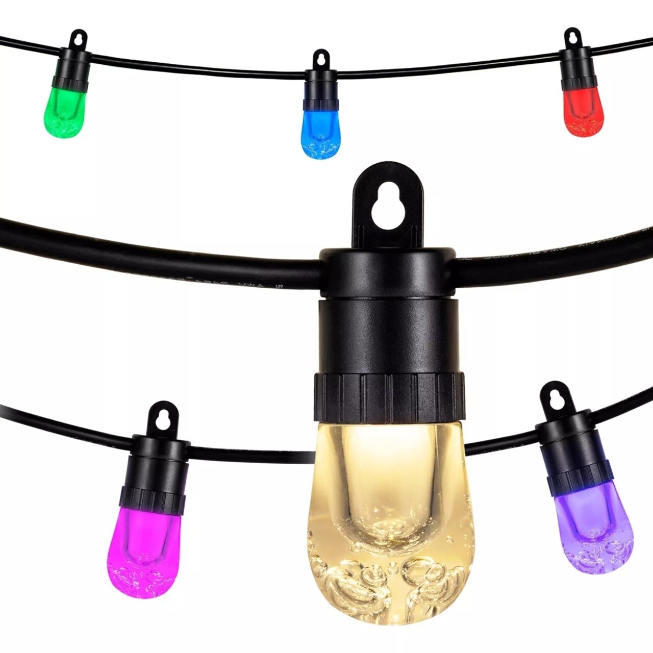 Ecoscapes 24 Wi-Fi Color-Changing Led Cafe Lights By Enbrighten (12 Bulbs)